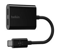 Belkin Connect Audio + Charge - casque/adaptateur de charge USB-C vers USB-C - USB / audio - 14 m
