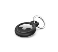 Belkin Anneau de protection pour AirTag avec attache métal - résistant aux rayures - Noir, Pack de 4