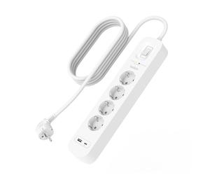 Belkin Multipresa SRB001vf2M 4 Prese CA USB-C USB-A Protezione Sovratensioni 2m