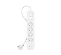Multiprise 4 prises Belkin Connect + Interrupteur (Blanc)
