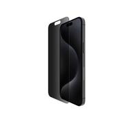 Belkin Protection d'écran TemperedGlass Privacy – anti-espion antimicrobienne pour iPhone 15 Pro Max