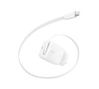 Belkin Prise de Charge USB-C 67 W avec câble USB C rétractable de 1 m et Port USB C - Chargeur GaN pour iPhone, Charge Rapide pour iPhone 17 et 16, Galaxy S26, AirPods, Tablette, MacBook, Chromebook