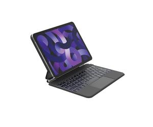 Belkin Pro Coque Clavier iPad avec support magnétique, touches Bluetooth rétroéclairées, gestes trackpad, support Apple Pencil, AZERTY, touches multimédia, pour iPad Air 11” M3/M4 et Pro 11”