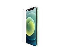 Belkin Protection d’écran antimicrobienne TemperedGlass pour iPhone 12 mini (protection avancée, réduction de la prolifération des bactéries jusqu’à 99 %) OVA020zz