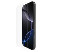 Belkin ScreenForce TemperedGlass verre trempé pour iPhone 16 Pro Max, fine, transparente, antirayure, dureté 9H, support Easy Align, sans bulle d'air, protection d'écran pour iPhone 16 Pro Max