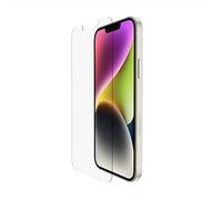 Belkin Protection d'écran antimicrobienne (OVA078zz) UltraGlass pour iPhone 14, 13 et iPhone 13 Pro, pose facile sans bulle d'air et plateau support