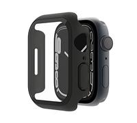 Belkin Protection D'Écran Hybride Screenforce pour Apple Watch (40 Mm, 41 Mm, Series 8, Se, 7, 6, 5, 4, Coque Antichoc avec Verre Trempé, Protection Antirayure, Installation Facile) -Noir