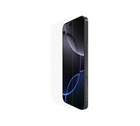 Belkin ScreenForce TemperedGlass verre trempé pour iPhone 16 Pro Max, fine, transparente, antirayure, dureté 9H, support Easy Align, sans bulle d'air, protection d'écran pour iPhone 16 Pro Max