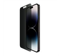 Belkin Protection d'écran Tempered Glass Privacy pour iPhone 14 Pro Max (surface traitée avec revêtement anti-traces de doigts et pose sans bulles d'air, support d'alignement Easy Align inclus)