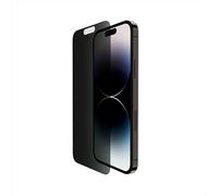 Belkin Protection d'écran Tempered Glass Privacy pour iPhone 14 Pro (surface traitée avec revêtement anti-traces de doigts, pose sans bulles d'air, support d'alignement Easy Align inclus)