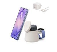 Belkin Qi2.2 Station de charge magnétique sans fil 25 W, chargeur Samsung 3 en 1
