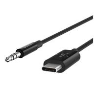 Belkin RockStar - Câble audio - 24 pin USB-C mâle pour mini-phone stereo 3.5 mm mâle - 1.83 m - blanc