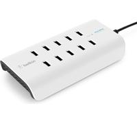 Belkin ROCKSTAR - Station de charge - 120 Watt - 10 ports de sortie (10 x USB à 4 broches, type A)