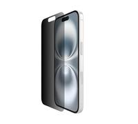 Belkin ScreenForce InvisiGlass Privacy Protection d'écran pour iPhone 16 (antirayure, support Easy-Align, pose sans bulles d'air, verre recyclé, vitre anti-espion pour iPhone 16, 15, 14 Pro)