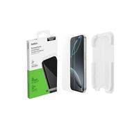 Belkin ScreenForce InvisiGlass Protection d'écran pour iPhone 17 Pro, Protection Antirayure, Easy Align Inclus, Pose Sans Bulle D'Air, Protection Compatible Coque, Dureté 9H, Verre Recyclé
