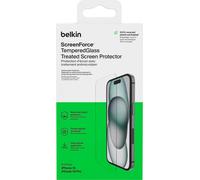 Protection d'écran - BELKIN - iPhone 15 - Verre trempé - Résistant aux impacts - Résistant aux rayures