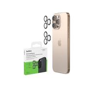 Belkin ScreenForce TemperedGlass Camera Lens Protector for Apple iPhone 16 Pro and iPhone 16 Pro Max - Case-Compatible Tempered Glass Lens Cover, Apple iPhone Accessories - 2-pack