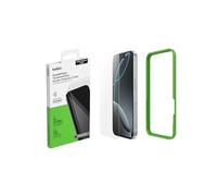 Belkin ScreenForce TemperedGlass Protection d'écran pour iPhone 17 Pro Max, Vitre Protection Contre Les Rayures, Support Easy Align Inclus, Pose Sans Bulle D'Air, Verre Recyclé, Dureté 9H, Pack De 2