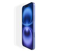 Belkin ScreenForce TemperedGlass Verre Trempé pour iPhone 16 Plus, fine, transparente, support Easy Align pour pose sans bulle d'air, protection d'écran pour iPhone 16 Plus, iPhone 15 Plus, pack de 2