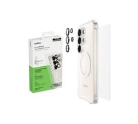 Belkin ScreenForce Titan 3 en 1 Lot d'Accessoires pour Samsung Galaxy S26 Ultra avec Protection d'Écran Antirayure, Coque de Protection Anti-Impact de Choc et Protections d'Objectifs, Antichute de 4m