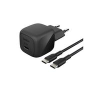 Belkin secteur USB-C 45W, avec câble d'un mètre USB-C vers USB-C inclus, noir.