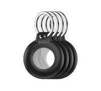 BELKIN Secure Holder - Airtag - Waterproof Keyring - 4 Pack Black