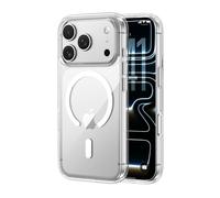 Belkin SheerForce Clear Coque iPhone 17 Pro, Coque de Protection Compatible MagSafe, Design Fin, Protection Antimicrobienne, Antirayure, Magnétique et Anti-Impacts, Transparent