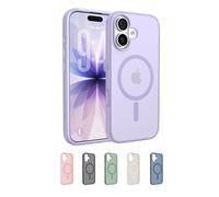 Belkin SheerForce Grip Coque iPhone 17, Coque de Protection Compatible MagSafe, Design Fin, Protection avec Rainures Antidérapantes, Magnétique et Anti-Impacts - Violet