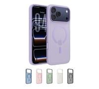 Belkin SheerForce Grip Coque iPhone 17 Pro Max, Coque de Protection Compatible MagSafe, Design Fin, Protection avec Rainures Antidérapantes, Magnétique et Anti-Impacts - Violet