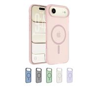 Belkin SheerForce Grip Coque iPhone Air, Coque de Protection Compatible MagSafe, Design Fin, Protection avec Rainures Antidérapantes, Magnétique et Anti-Impacts- Rose