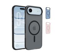 Belkin SheerForce Grip Coque iPhone Air, Coque de Protection Compatible MagSafe, Design Fin, Protection avec Rainures Antidérapantes, Magnétique et Anti-Impacts- Noir