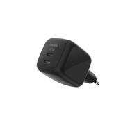 BoostCharge Pro - Adaptateur secteur - GaN - 67 Watt - Fast Charge, PD 3.1/PPS - 2 connecteurs de sortie (2 x USB-C) - noir