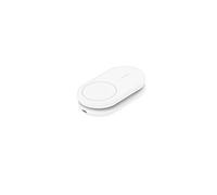 Belkin Socle de recharge 2-en-1 Qi2 aimanté et pliable, secteur inclus avec câble USB-C de 1,5m, 15W, blanc.