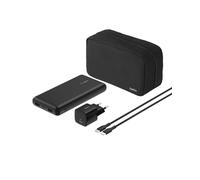 Belkin Solution de Recharge Portable 4-en-1 avec Batterie Externe de 20000 mAh, Chargeur Secteur USB-C de 25 W, câble USB-C de 60 W et Pochette de Transport