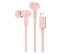 Belkin SoundForm - Écouteurs avec micro - intra-auriculaire - filaire - USB-C - isolation acoustique - rose
