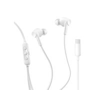 Belkin SoundForm Écouteurs Filaires ANC avec Connecteur USB-C, Écouteurs Intra-Auriculaires avec Microphone, pour iPhone 17, iPhone 16, iPad Mini, Galaxy S25, Google Pixel 9, Android, etc, Blanc