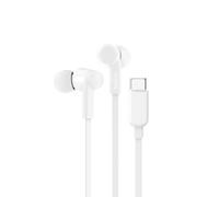 Belkin SoundForm Écouteurs filaires avec connecteur USB-C (écouteurs Intra-Auriculaires avec Micro, pour iPhone 16/15, iPad Mini, Galaxy 24, Android, etc., avec connecteur USB-C, Blanc)