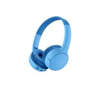 Belkin SoundForm Mini 2 Casque Audio sans Fil pour Enfants, Casque Circum-Aural Bluetooth, 55 h D'écoute, Volume Limité À 85 DB, Microphone Intégré, pour iPhone, PC, iPad, Tablette, Galaxy, Bleu