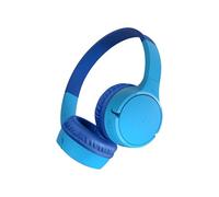Belkin Casque audio enfant SoundForm Mini – Sans fil, micro, 30 h, circum-aural – Bleu