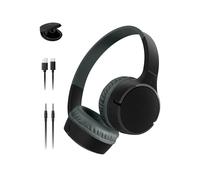 Belkin SoundForm Mini Casque Audio sans Fil pour Enfants avec Micro intégré (Circum-aural, autonomie de 30 h, pour Apprentissage, Voyages, Autocollants Amusants, pour iPhone, iPad, Galaxy) - Noir