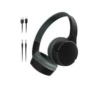 Belkin SoundForm Mini Casque Audio sans Fil pour Enfants avec Micro intégré (Circum-aural, autonomie de 30 h, pour Apprentissage, Voyages, Autocollants Amusants, pour iPhone, iPad, Galaxy) - Noir