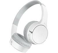 Belkin SoundForm Mini Casque Audio sans Fil pour Enfants avec Micro intégré (Circum-aural, autonomie de 30 h, pour Apprentissage, Voyages, Autocollants Amusants, pour iPhone, iPad, Galaxy) - Blanc