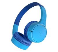 Belkin SoundForm Mini - Écouteurs avec micro - sur-oreille - Bluetooth - sans fil, filaire - jack 3,5mm - bleu