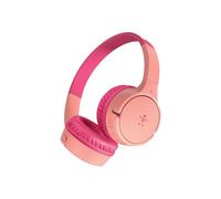 Belkin SoundForm Mini - Écouteurs avec micro - sur-oreille - Bluetooth - sans fil, filaire - jack 3,5mm - rose