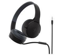 Belkin SoundForm Mini - Écouteurs avec micro - sur-oreille - filaire - jack 3,5mm - noir