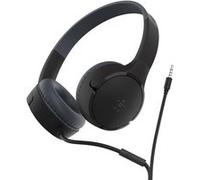 Belkin Casque audio filaire SoundForm Mini – enfants, micro intégré, circum‑aural, 3,5 mm, noir