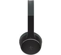 Belkin SoundForm Mini - Écouteurs avec micro - sur-oreille - filaire - jack 3,5mm, USB-C - noir Noir G