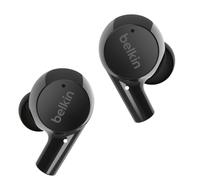 Belkin Écouteurs sans fil, écouteurs SoundForm Rise True Wireless Bluetooth 5.2, certification IPX5 : résistance à la sueur et à l’eau, basses profondes pour iPhone, Galaxy, Pixel et autres - Noir