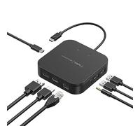 Belkin Station d’accueil Thunderbolt 3 Dock Core avec câble Thunderbolt 3 (dock pour Mac et Windows, double affichage 4K à 60 Hz, transfert de données de 40 Gbit/s, puissance de sortie de 60 W)
