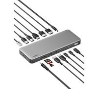 Belkin Station d'accueil Connect Thunderbolt™ 4, Station d'accueil 14 en 1 96 W avec Triple écran 4K 60 Hz, Transfert de données 40 Gbit/s, Port Ethernet 2,5 Go, chaîne en Marguerite jusqu'à 6